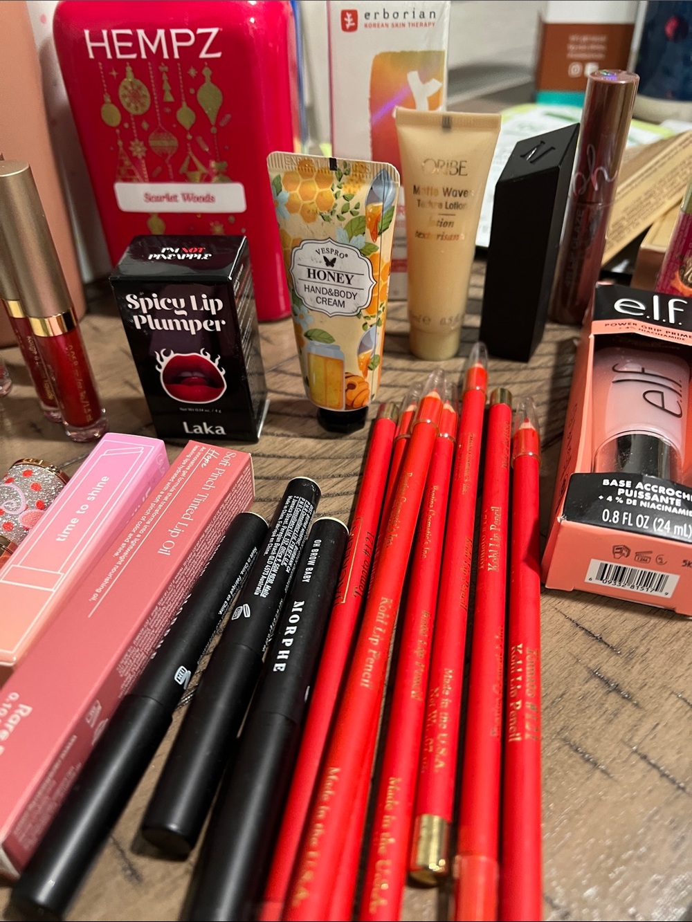 Red Lip Pencil Set - Assorted Red Lip Liners